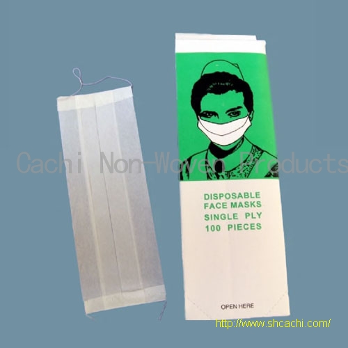 1-ply Paper Face Mask With Earloop